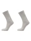 Nike Cushioned Crew Socks (pack Of Two) In Gray