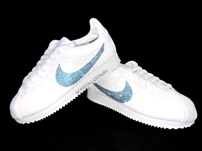 Pre-owned Nike Custom Bling Any  Sneakers Austrian Crystal Bedazzled Crystallized Run Pink