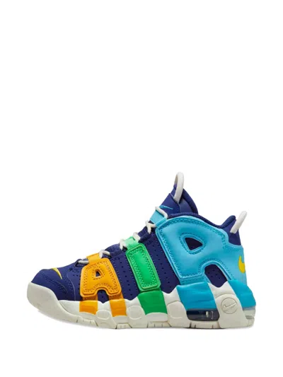 Nike Cutout Detail Uptempo Sneakers In Multi