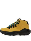Nike Man Ankle Boots Mustard Size 8.5 Leather In Yellow