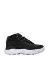 Nike Man Ankle Boots Black Size 9.5 Leather In Black