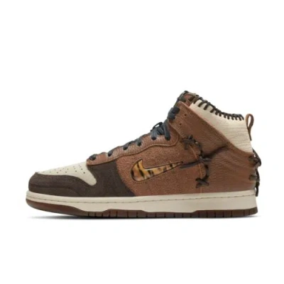 Pre-owned Nike [cz8125-200] Mens  Dunk High 'bodega Legend Fauna Brown' In Multicolor