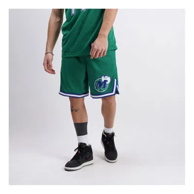 Nike Dal Men's Dallas Mavericks Hwc Edition Swingman Shorts In Green