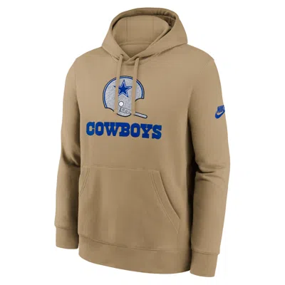 Nike Dallas Cowboys Best Season Rewind Club  Men's Nfl Pullover Hoodie In Brown