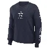 Nike Dallas Cowboys Boxy  Women's Nfl Long-sleeve T-shirt In Blue