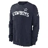 Nike Men's Navy Dallas Cowboys Club Pullover Sweatshirt