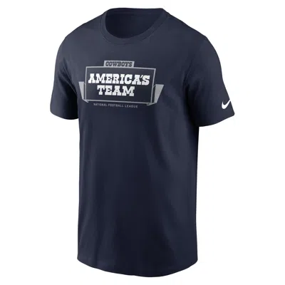 Nike Dallas Cowboys Local Essential  Men's Nfl T-shirt In Blue