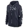 Nike Women's Navy Dallas Cowboys Plus Size Phoenix Full-zip Hoodie In Blue