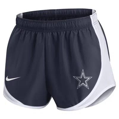 Nike Dallas Cowboys Tempo  Women's Dri-fit Nfl Shorts In Blue