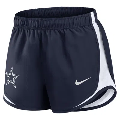Nike Dallas Cowboys Tempo  Women's Dri-fit Nfl Shorts In Blue