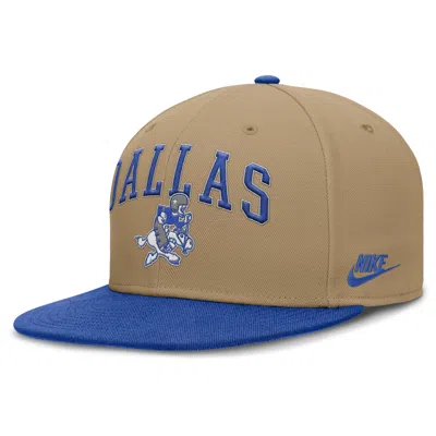 Nike Dallas Cowboys True  Men's Dri-fit Nfl Fitted Hat In Brown