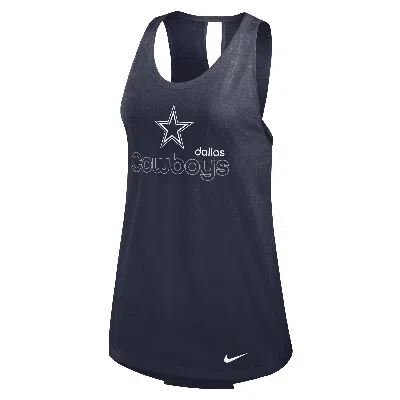 Nike Dallas Cowboys  Women's Dri-fit Nfl Tank Top In Blue