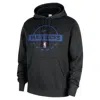 Nike Dallas Mavericks Club  Men's Nba Practice Pullover Hoodie In Black