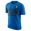 Nike Dallas Mavericks Courtside  Men's Nba T-shirt In Blue