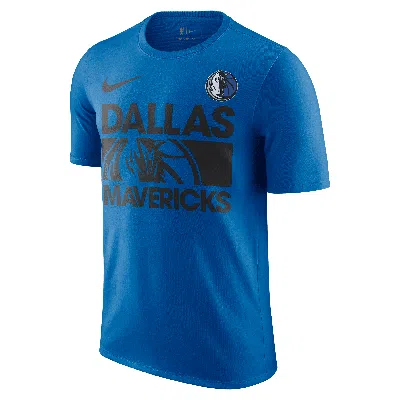 Nike Dallas Mavericks Courtside  Men's Nba T-shirt In Blue