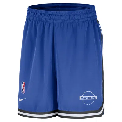 Nike Dallas Mavericks Dna  Men's Dri-fit Nba 6" Uv Woven Shorts In Blue