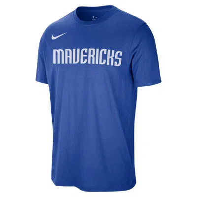 Nike Dallas Mavericks Essentials  Men's Nba T-shirt In Blue