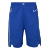 Nike Youth  Blue Dallas Mavericks Icon Edition Mesh Performance Swingman Shorts In Blue