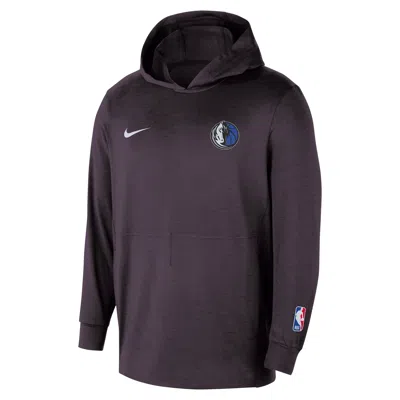 Nike Dallas Mavericks Restore  Men's Nba Lightweight Pullover Hoodie In Purple