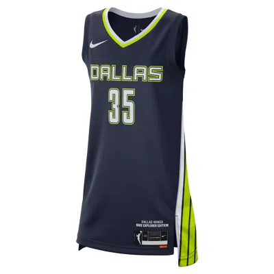 Nike Dallas Wings Explorer Edition  Women's Dri-fit Wnba Victory Jersey In Blue