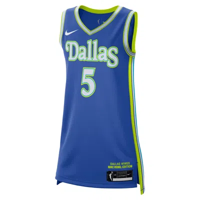 Nike Dallas Wings  Women's Wnba Dri-fit Victory Jersey In Blue