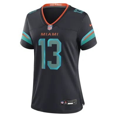 Nike Dan Marino Miami Dolphins Rivalries Collection Womenâs  Women's Nfl Game Jersey In Blue