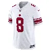 Nike Daniel Jones New York Giants  Men's Dri-fit Nfl Limited Football Jersey In White