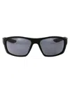 Nike Brazen Boost Rectangle-frame Sunglasses In Blue