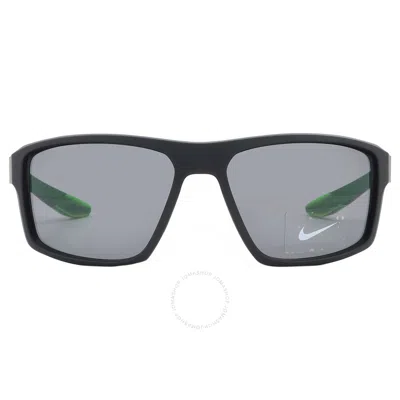 Nike Dark Grey Rectangular Unisex Sunglasses Brazen Fury Dc3294 010 60 ...