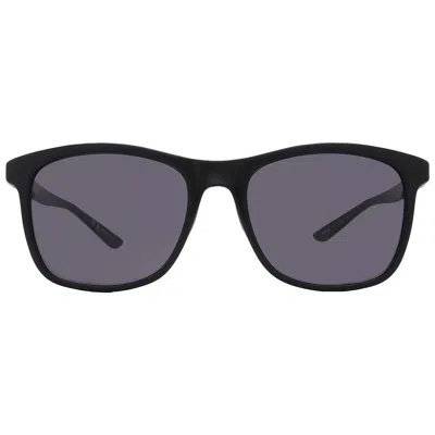 Nike Dark Grey Square Men's Sunglasses  Passage Ev1199 001 55 In Brown