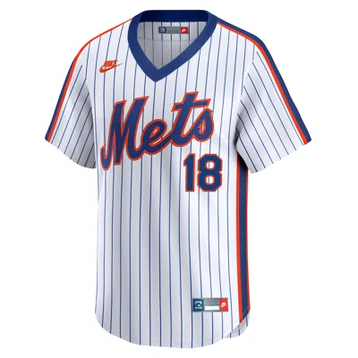 Nike Darryl Strawberry White New York Mets Throwback Cooperstown Collection Limited Jersey