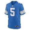 Nike David Montgomery Detroit Lions  Men's Nfl Game Football Jersey In Blue