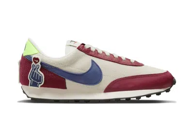 Pre-owned Nike Daybreak Patch (women's) Sneakers In Sail/pomegranate/lime Glow