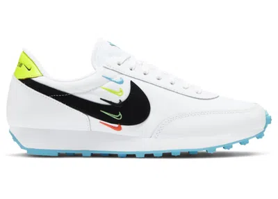 Pre-owned Nike Daybreak Se (women's) Sneakers In White/blue Fury/volt