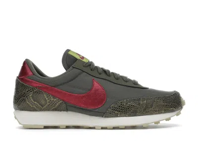 Pre-owned Nike Daybreak (women's) Sneakers In Medium Olive/worn Brick/fossil