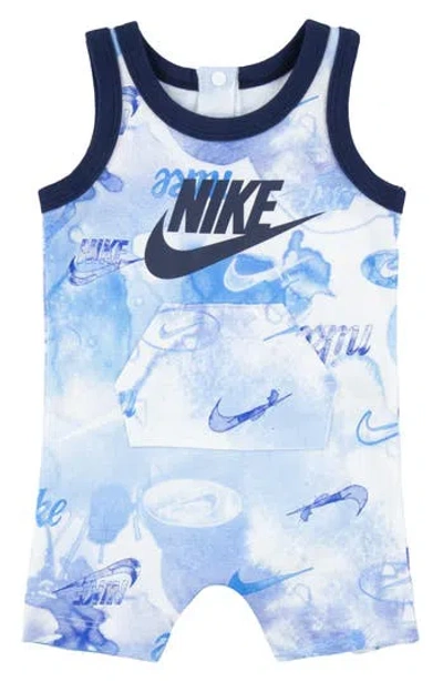 Nike Babies'  Daze Tank Romper In Blue
