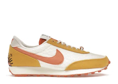Pre-owned Nike Dbreak Se Sun Club (women's) Sneakers In Sail/hot Curry/sanded Gold