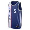 Nike De'aaron Fox Sacramento Kings City Edition 2023/24  Men's Dri-fit Nba Swingman Jersey In Blue