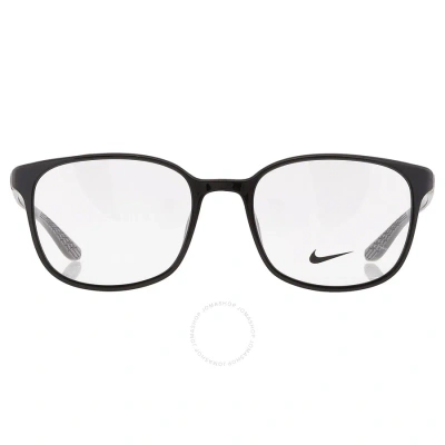 Nike Demo Rectangular Ladies Eyeglasses  7026 001 52 In Black