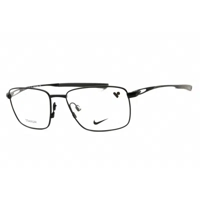 Nike Demo Rectangular Men's Eyeglasses  6046 001 55 In ["black"]