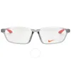 Nike Demo Rectangular Men's Eyeglasses  7130af 035 57