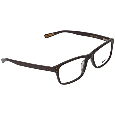 Nike Demo Rectangular Men's Eyeglasses  7245 243 55 In Black
