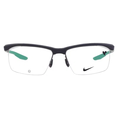 Nike Demo Rectangular Men's Eyeglasses  7402 034 56 In ["grey"]