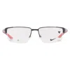Nike Demo Rectangular Men's Eyeglasses  8054 006 55 In Neutral