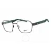 Nike Demo Rectangular Men's Eyeglasses  8155 070 53