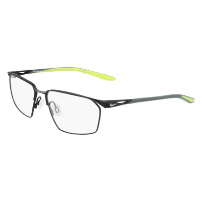Nike Demo Rectangular Unisex Eyeglasses  4311 N 004 56 In Red
