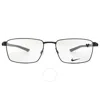 Nike Demo Rectangular Unisex Sunglasses  8140 001 54