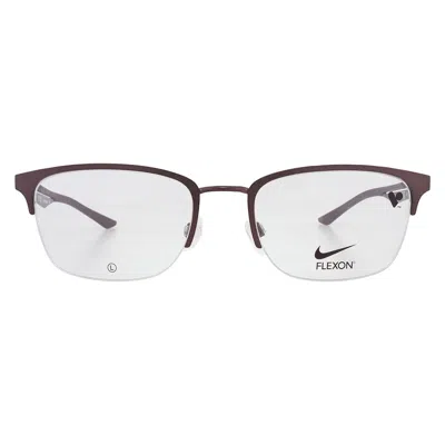 Nike Demo Sport Men's Eyeglasses  4316 201 53 In Burgundy