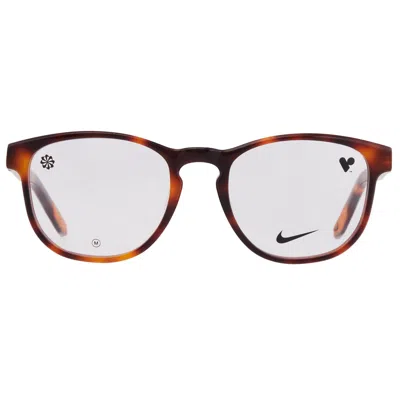 Nike Demo Square Men's Eyeglasses  7162 240 50 In Brown