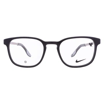 Nike Demo Square Men's Eyeglasses  7171 001 51 In Black
